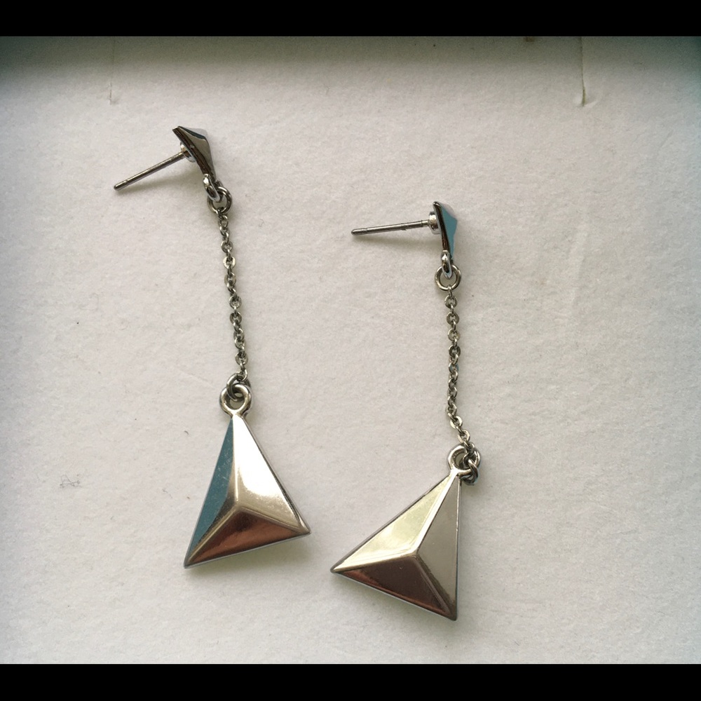 Lia Sophia Silver Dangling Earrings